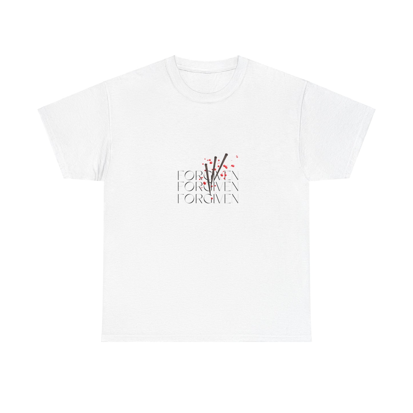 She Pray Daily- Forgiven Unisex Heavy Cotton Tee
