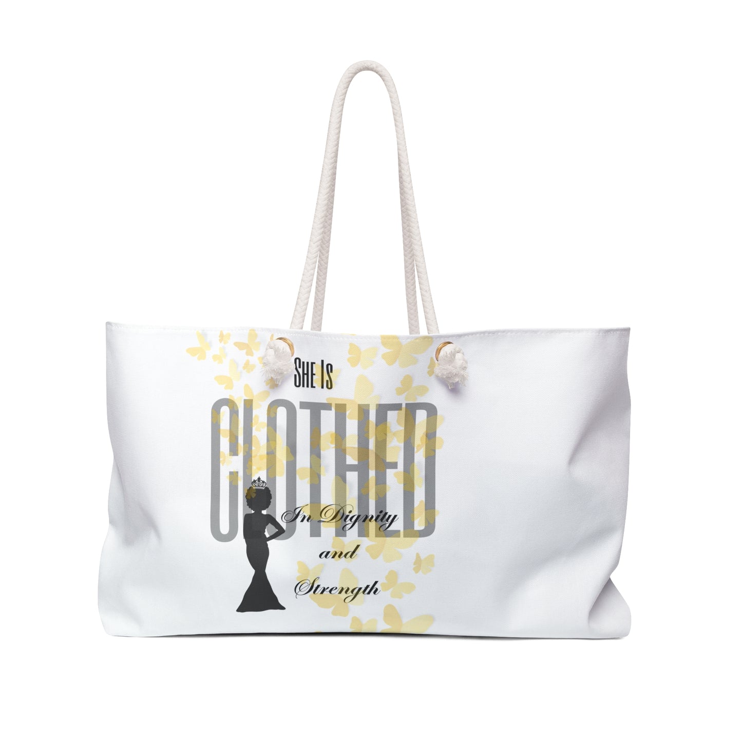She Pray Daily- (Proverbs 31) Weekender Bag