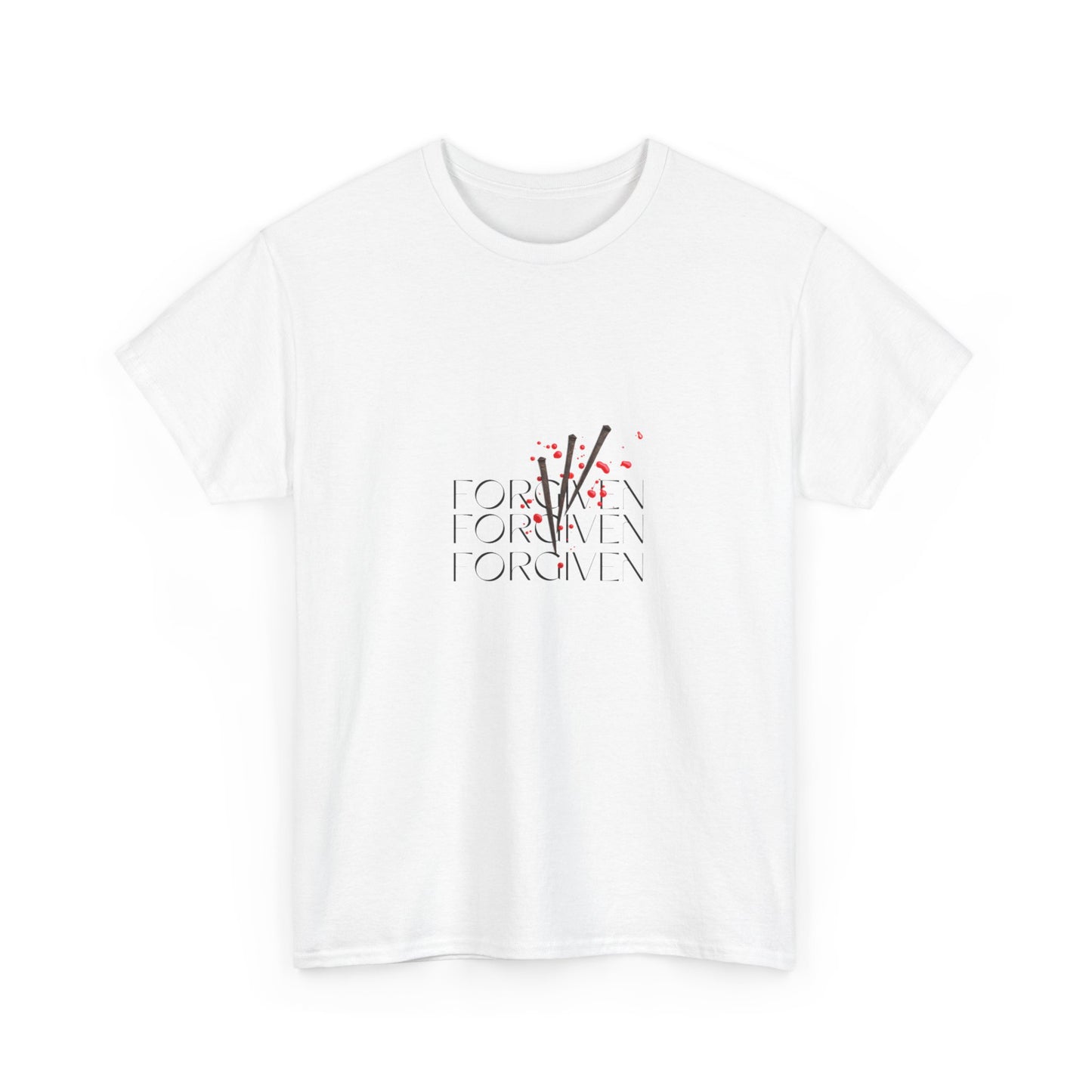 She Pray Daily- Forgiven Unisex Heavy Cotton Tee