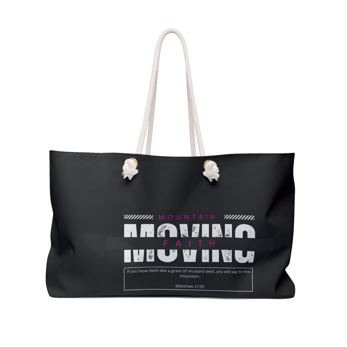 She Pray Daily- Mountain Moving Faith Weekender Bag