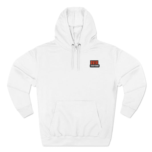 Three-Panel Fleece Hoodie