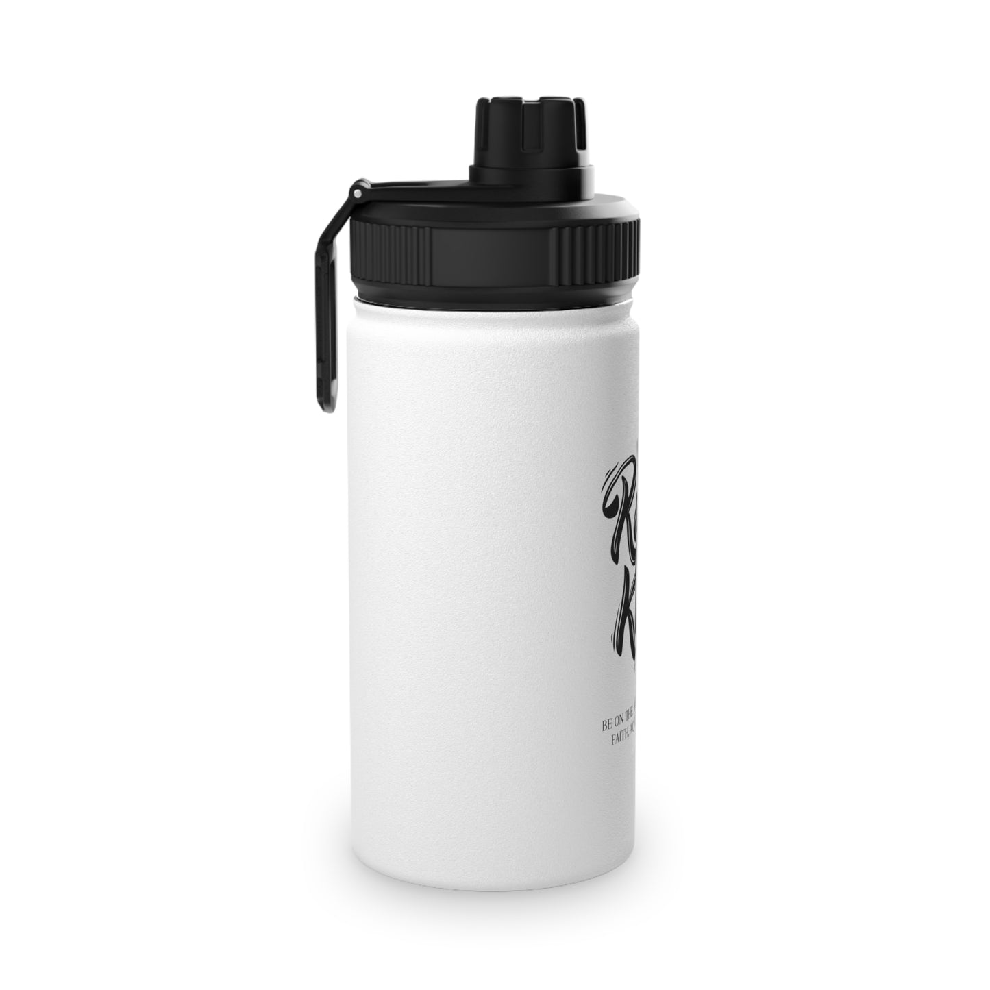 She Pray Daily- King  Stainless Steel Water Bottle, Sports Lid