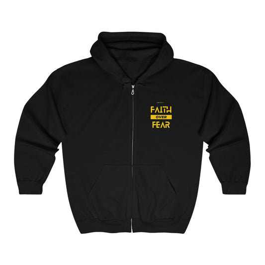 She Pray Daily- Faith /Fear Unisex Heavy Blend™ Full Zip Hooded Sweatshirt