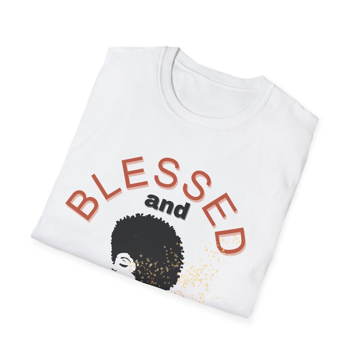 She Pray Daily- Blessed and Highly Favored Softstyle T-Shirt