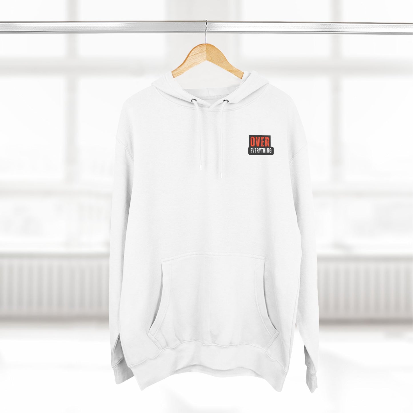 Three-Panel Fleece Hoodie