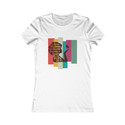 She Pray Daily- Luke 1:45 Women's Favorite Tee