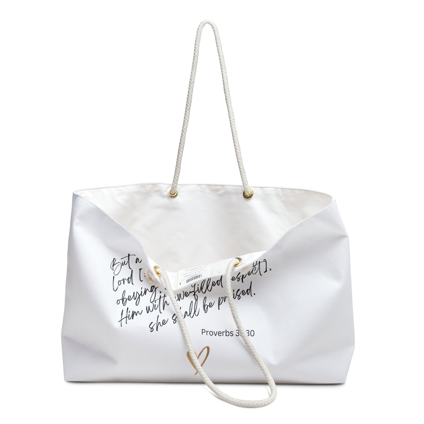 She Pray Daily- Proverbs 31 Weekender Bag