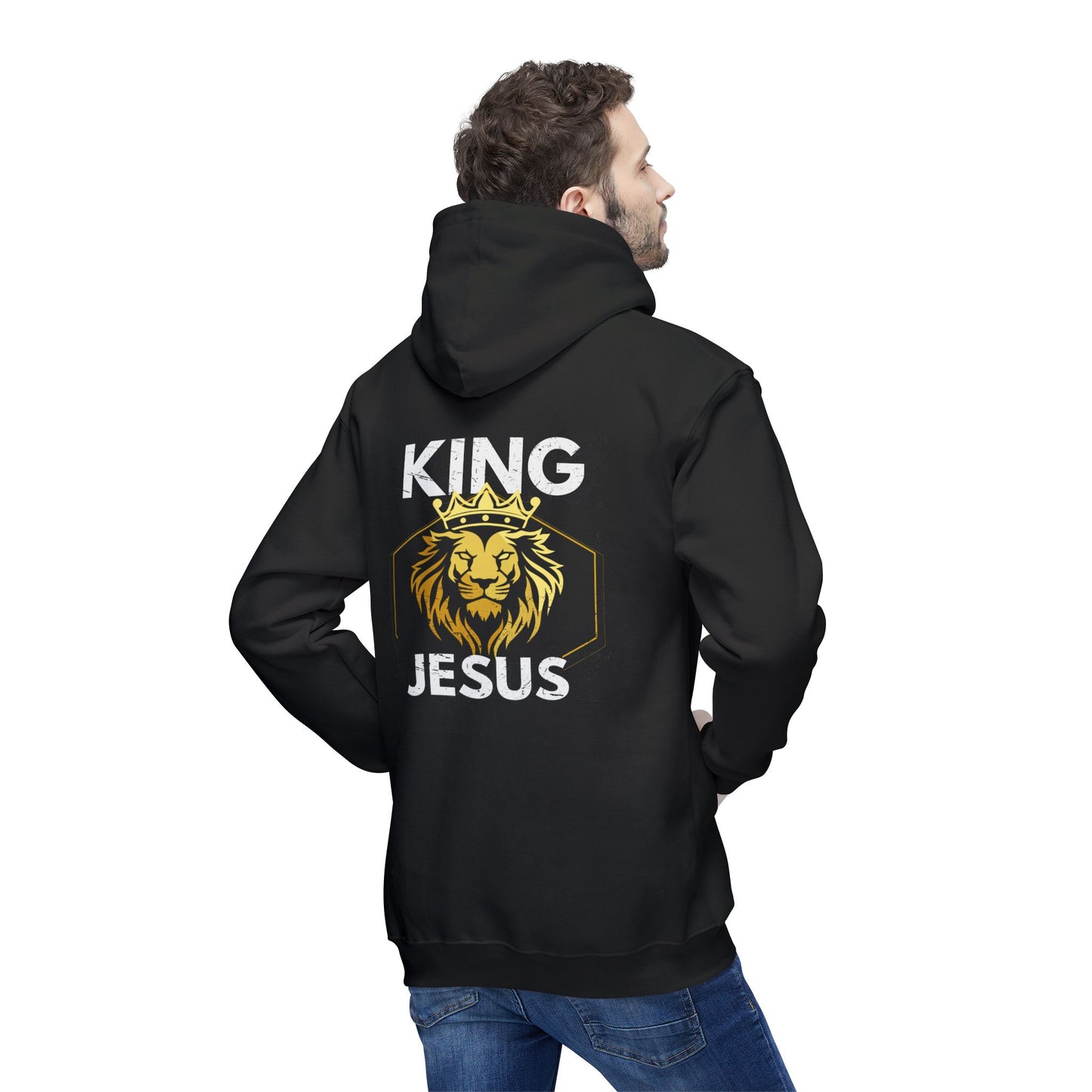 She Pray Daily- King Jesus Unisex Hooded Sweatshirt, Made in US