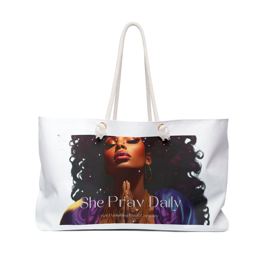 She Pray Daily- Promo Weekender Bag